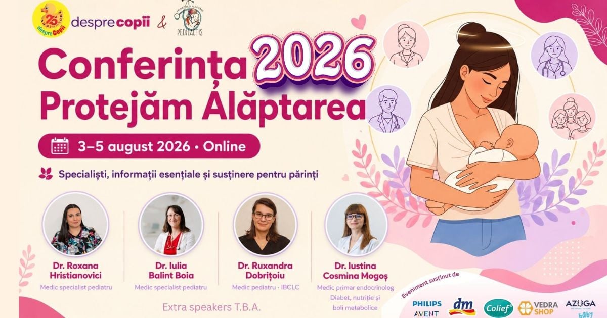 Conferinta Protejam Alaptarea 2026 - 3 zile dedicate mamelor care vor sa alapteze cu mai multa incredere